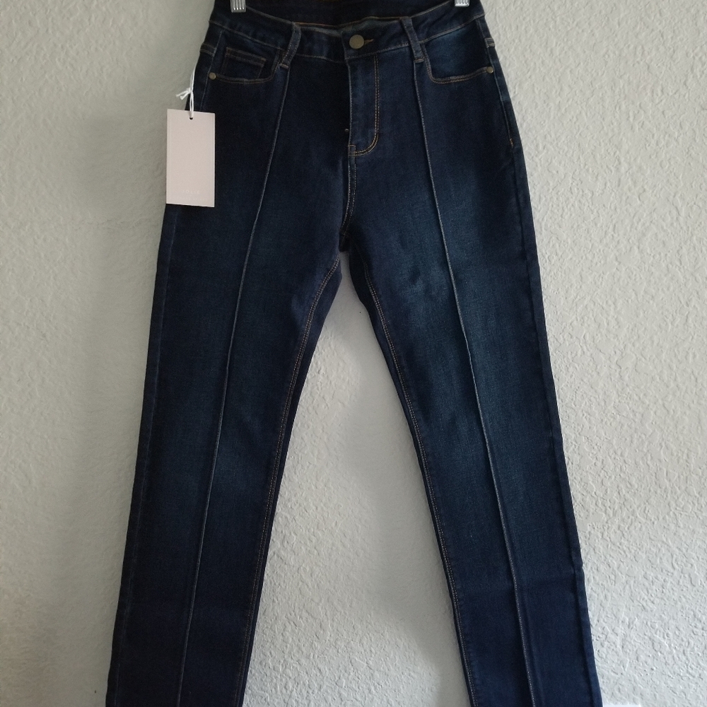 JOLIE by Edward Spiers Skinny Legging Jeans Dark Blue Size 26 - Picture 3 of 10